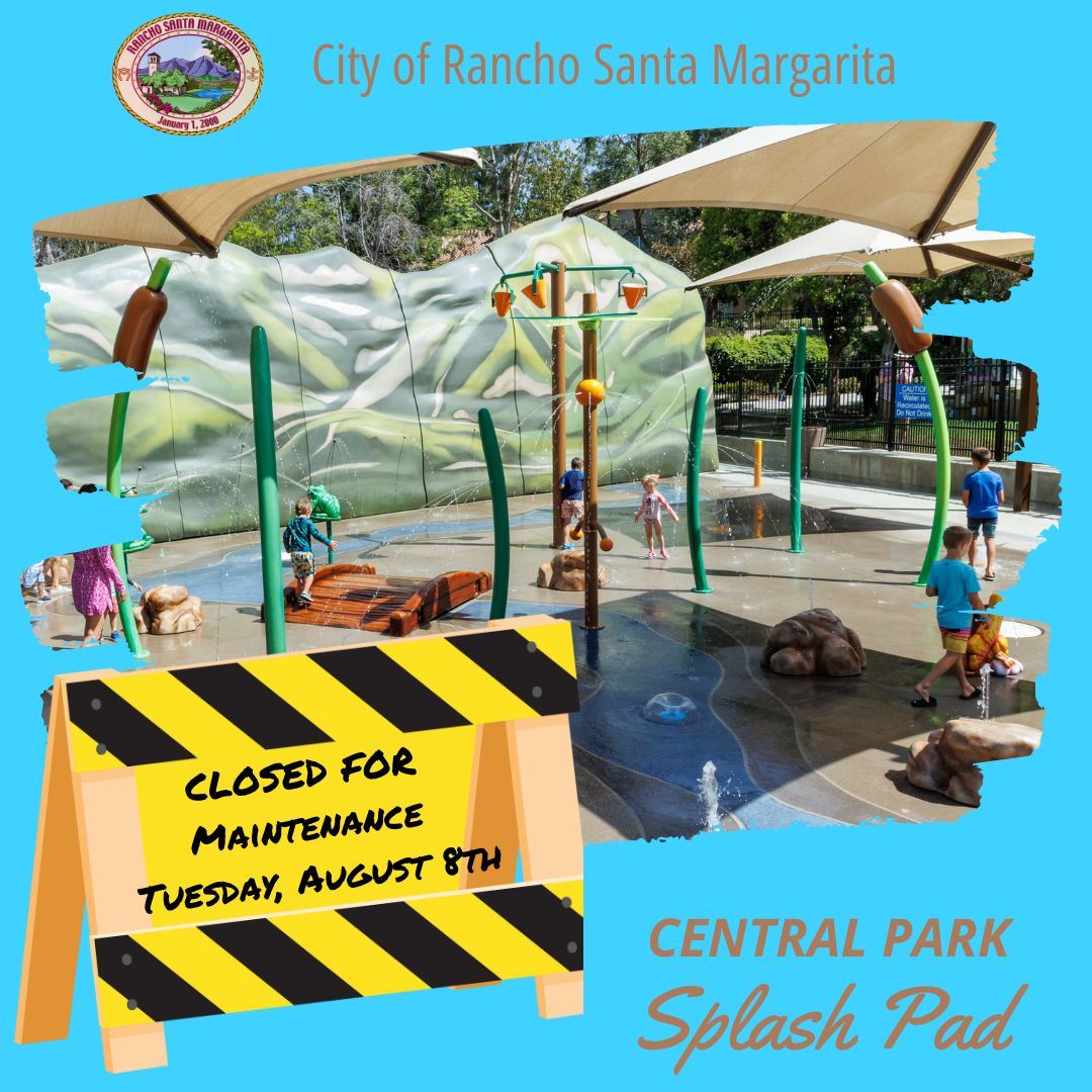 Splash Pad  08082023 Maintenance