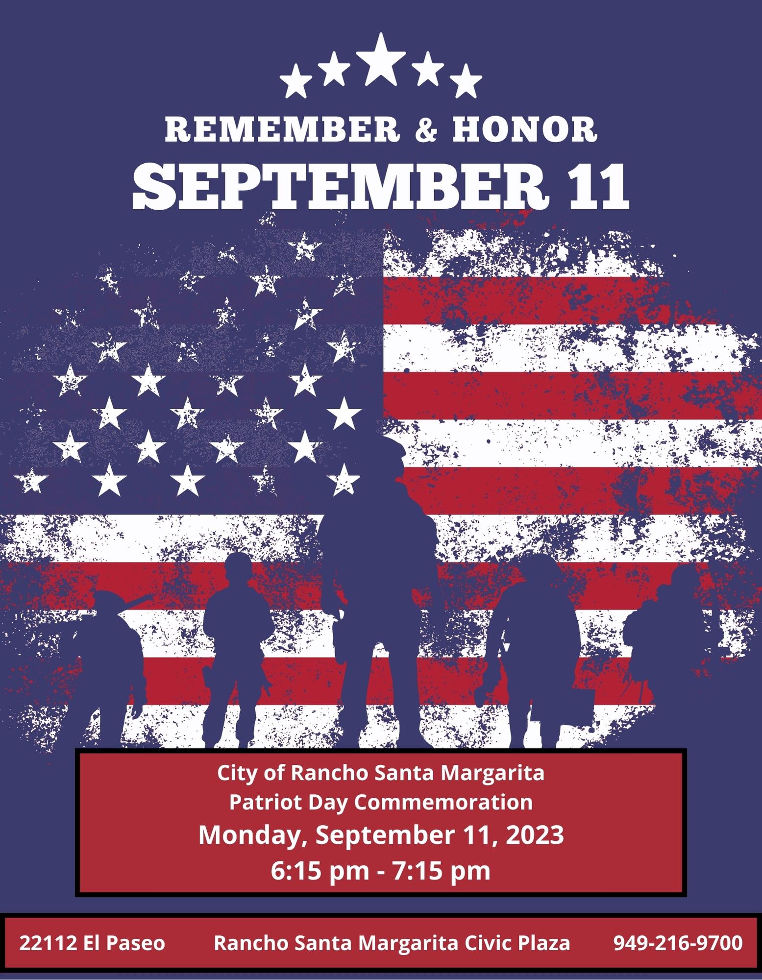 Patriot Day Commemoration 2023