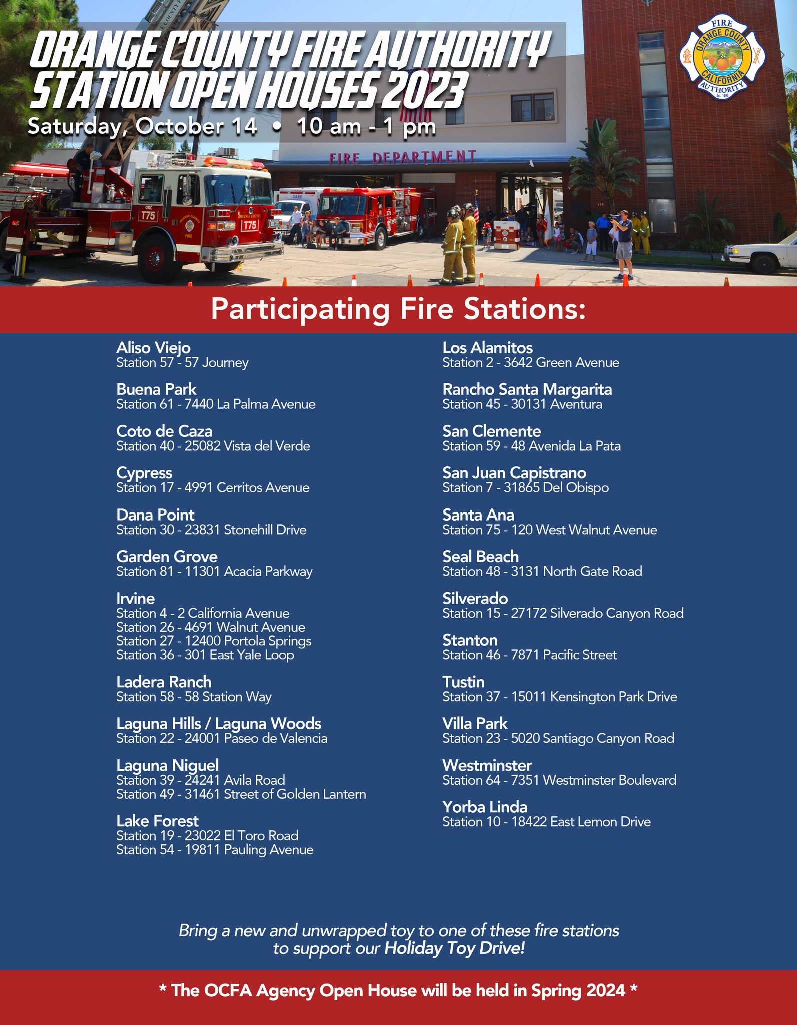 OCFA Open House 2023