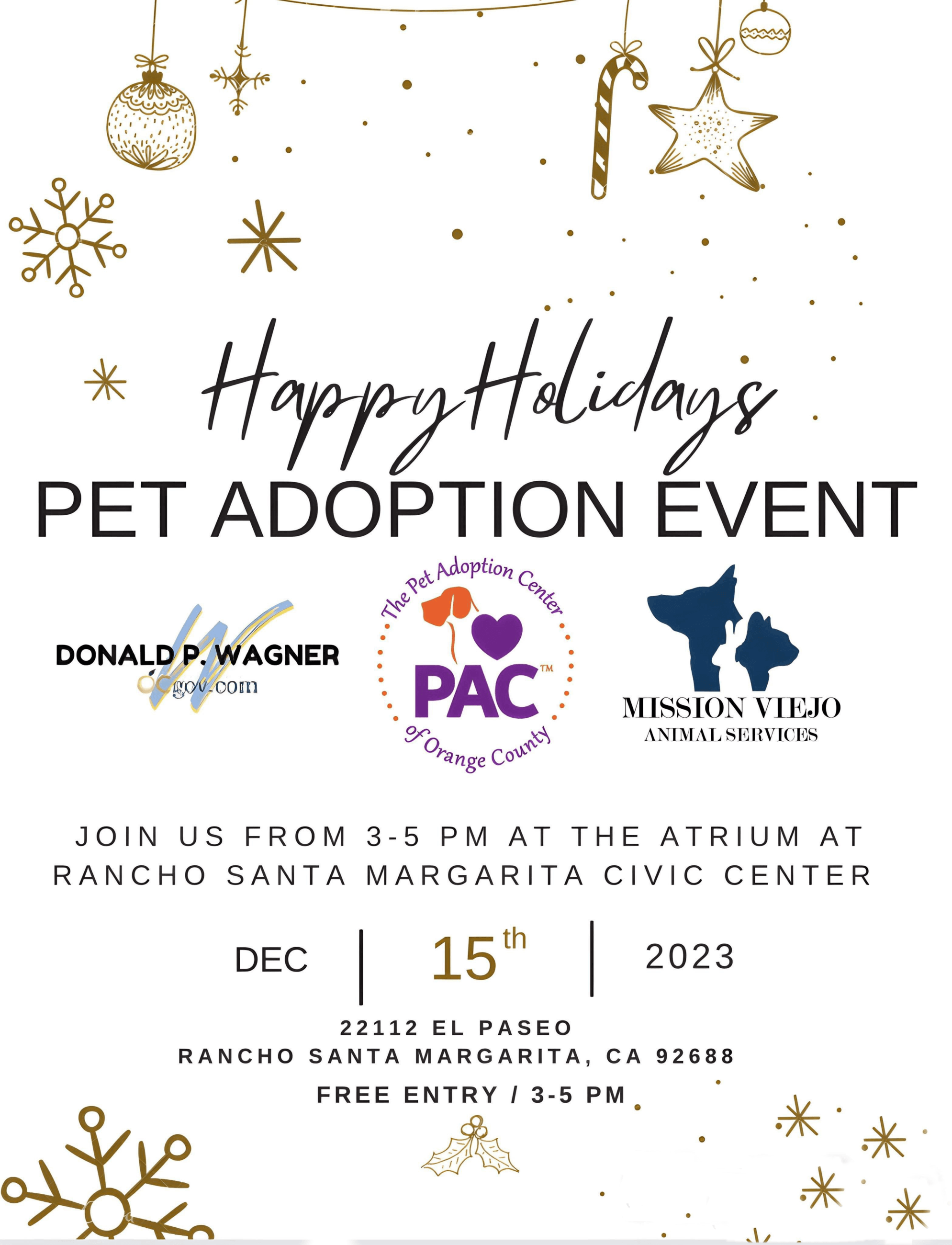Pet Adoption Event Updated