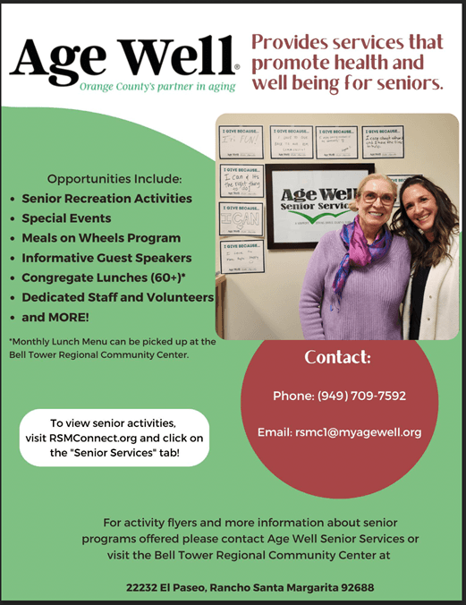 Age Well 2024 - SimonePannebaker-C1 and Jennica Conry-C2 flyer