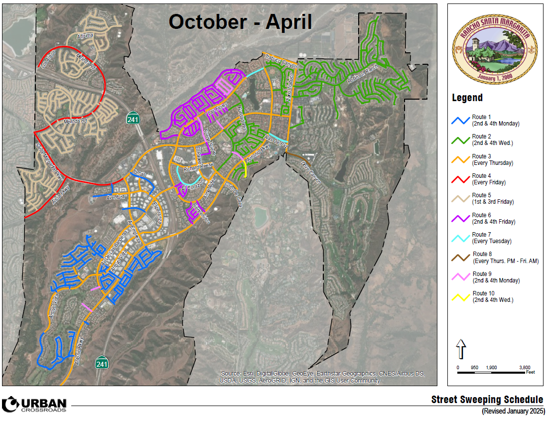 Street Sweeping Map Oct-April