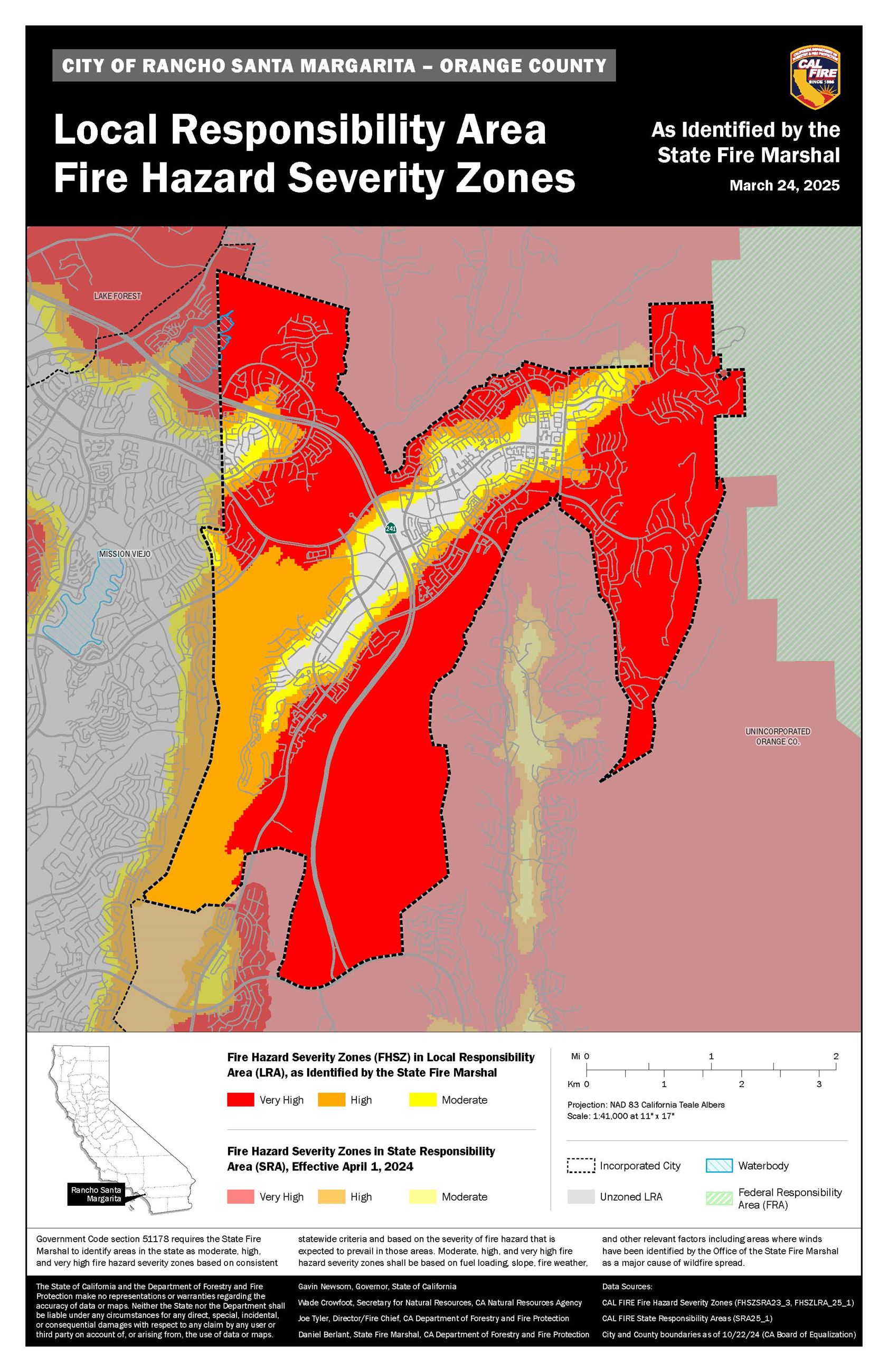 RanchoSantaMargarita_LRA Fire Severity Zones