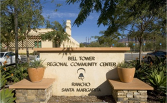 Bell Tower Regional Community Center front entrance