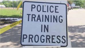 Police Training signage