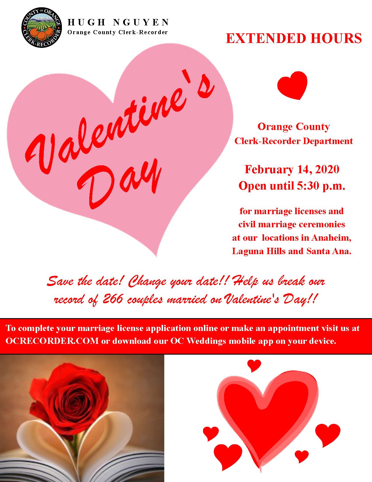 OC Clerk-Recorder Valentine Day 2020 Flyer