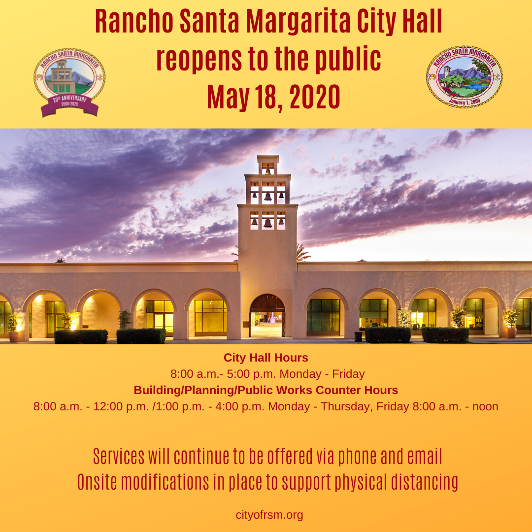 RSM City Hall Reopen graphic