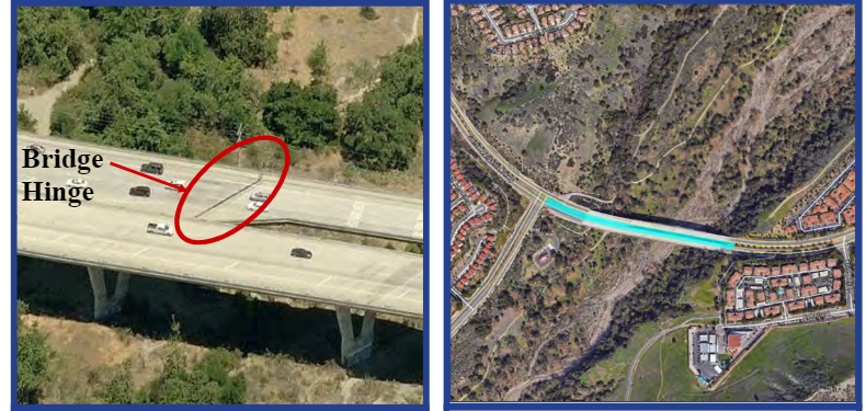 Bridge Hinge and vicinity map