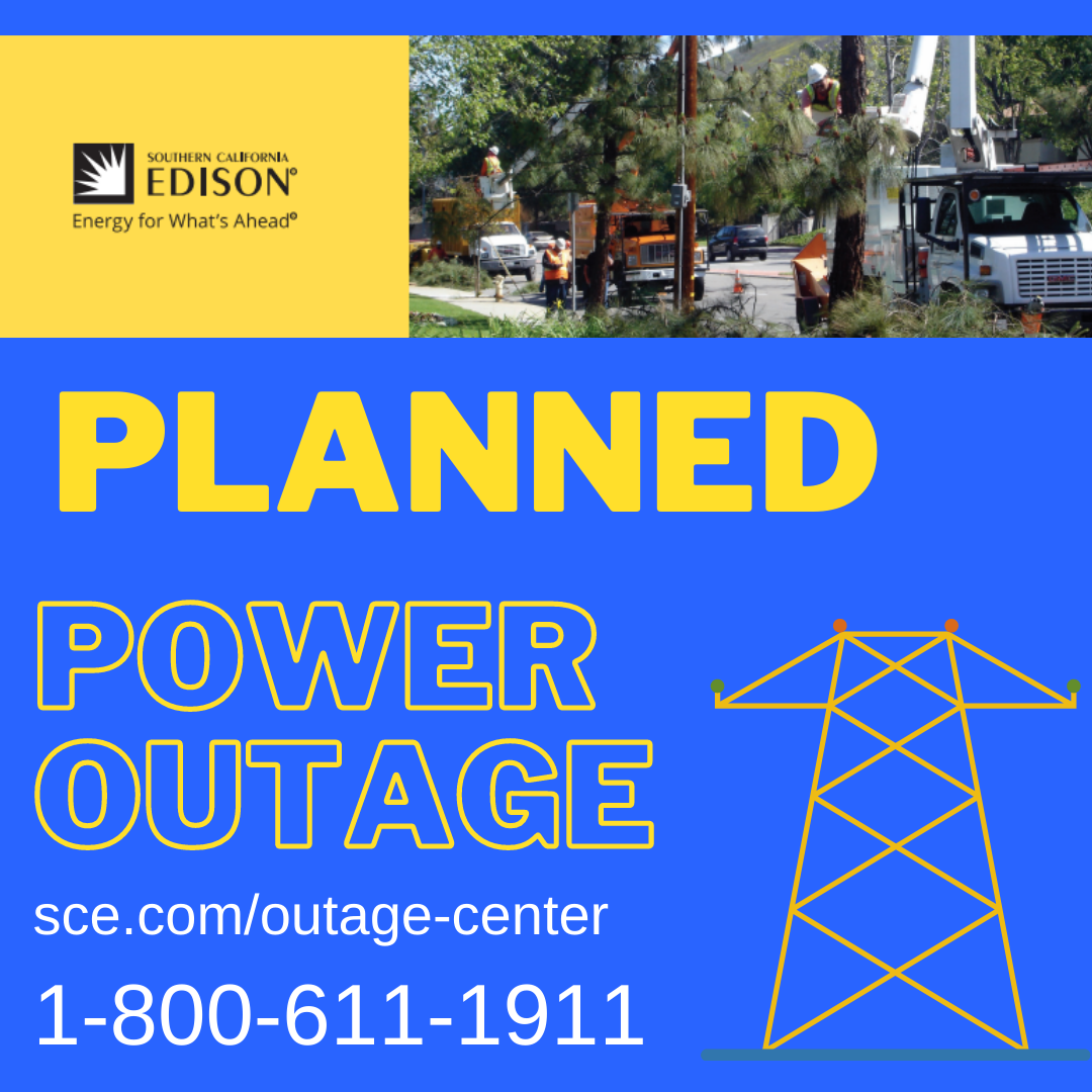 Planned Power Outage Graphic