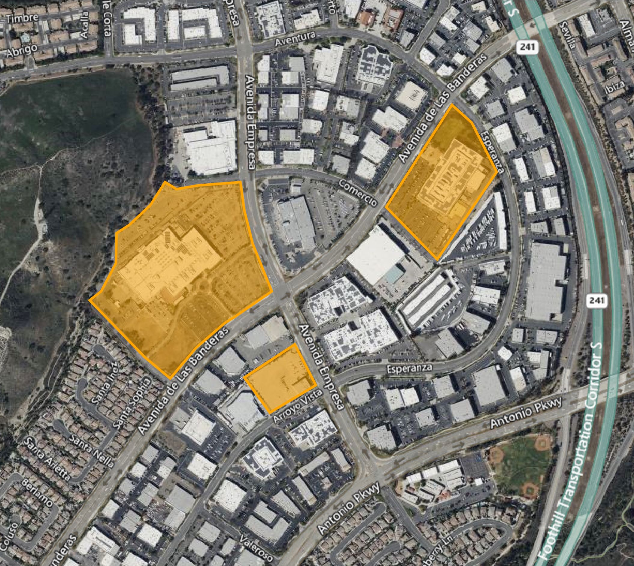 Workforce Housing Overlay proposed parcels