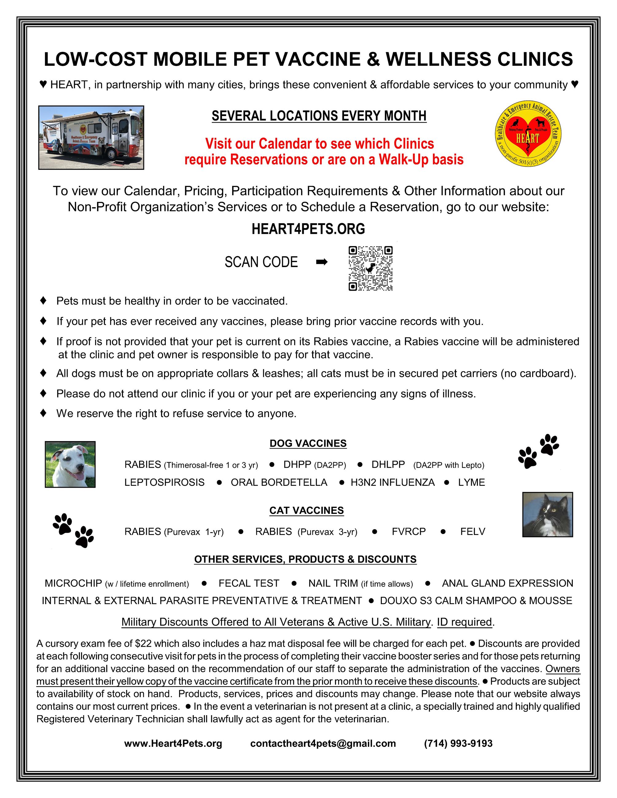 Vaccine Clinic Flyer 2025