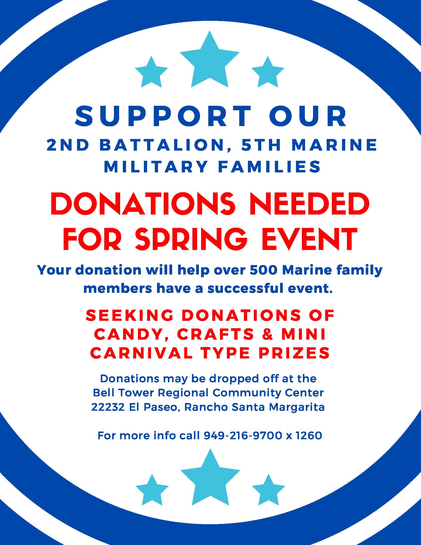 Support Spring Event for Military Families