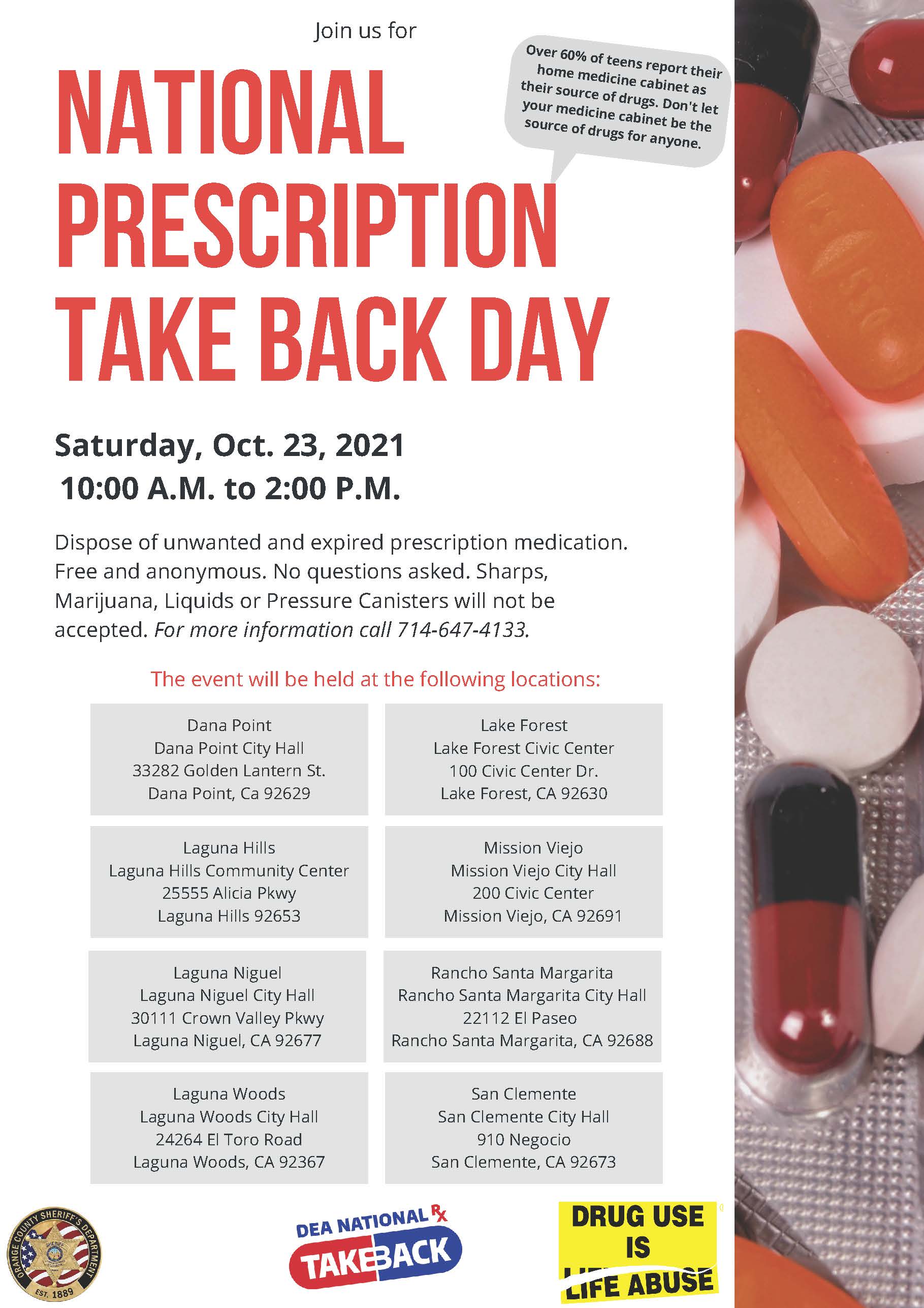 Takeback Marketing flyer