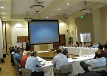 Presentation occuring in the Multipurpose Room